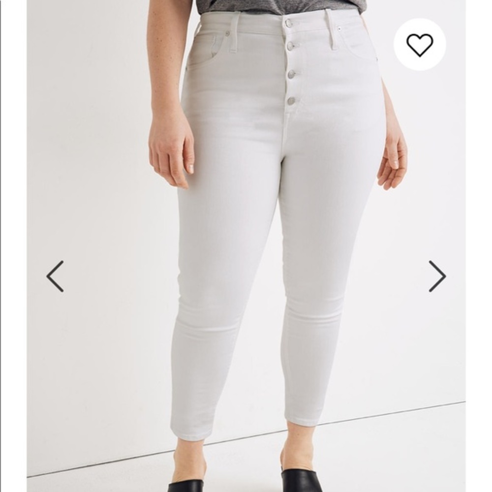 Madewell Curvy High-Rise Skinny Crop Jeans